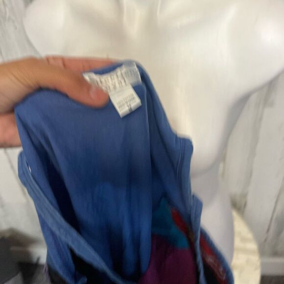 Boho Patchwork Embroidered Tank Top | Multicolor Festival Cami – Size Medium - Picture 5 of 6